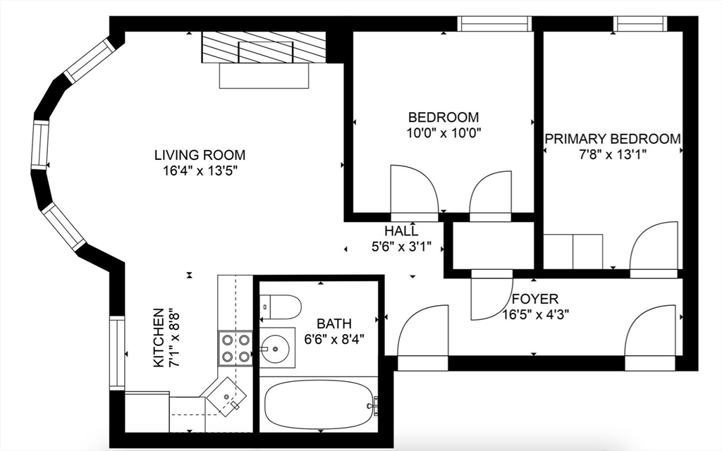 2 bed, 1 bath apartment for rent at 91 Perkins St Unit 10, East Somerville — photo 20 of 20
