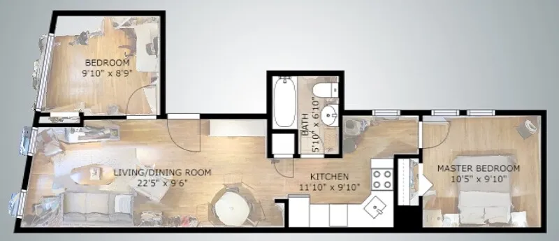 2 bed, 1 bath apartment for rent at 91 Prince St Unit 11, North End — photo 11 of 15