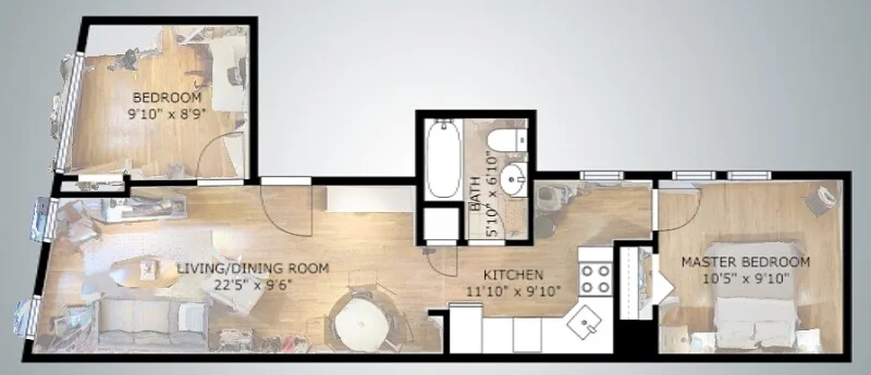 2 bed, 1 bath apartment for rent at 91 Prince St Unit 13, North End — photo 8 of 9
