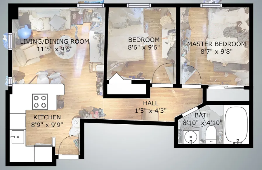 2 bed, 1 bath apartment for rent at 91 Prince St Unit 16, North End — photo 10 of 14