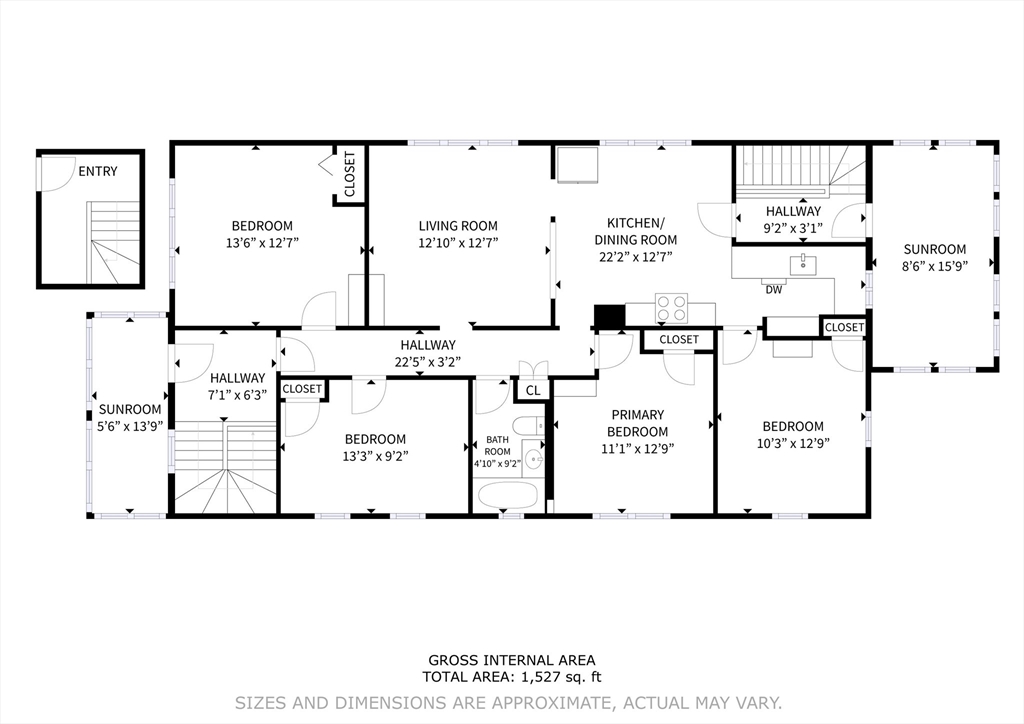 4 bed, 1 bath apartment for rent at 93 Faywood Unit 2, East Boston — photo 18 of 18