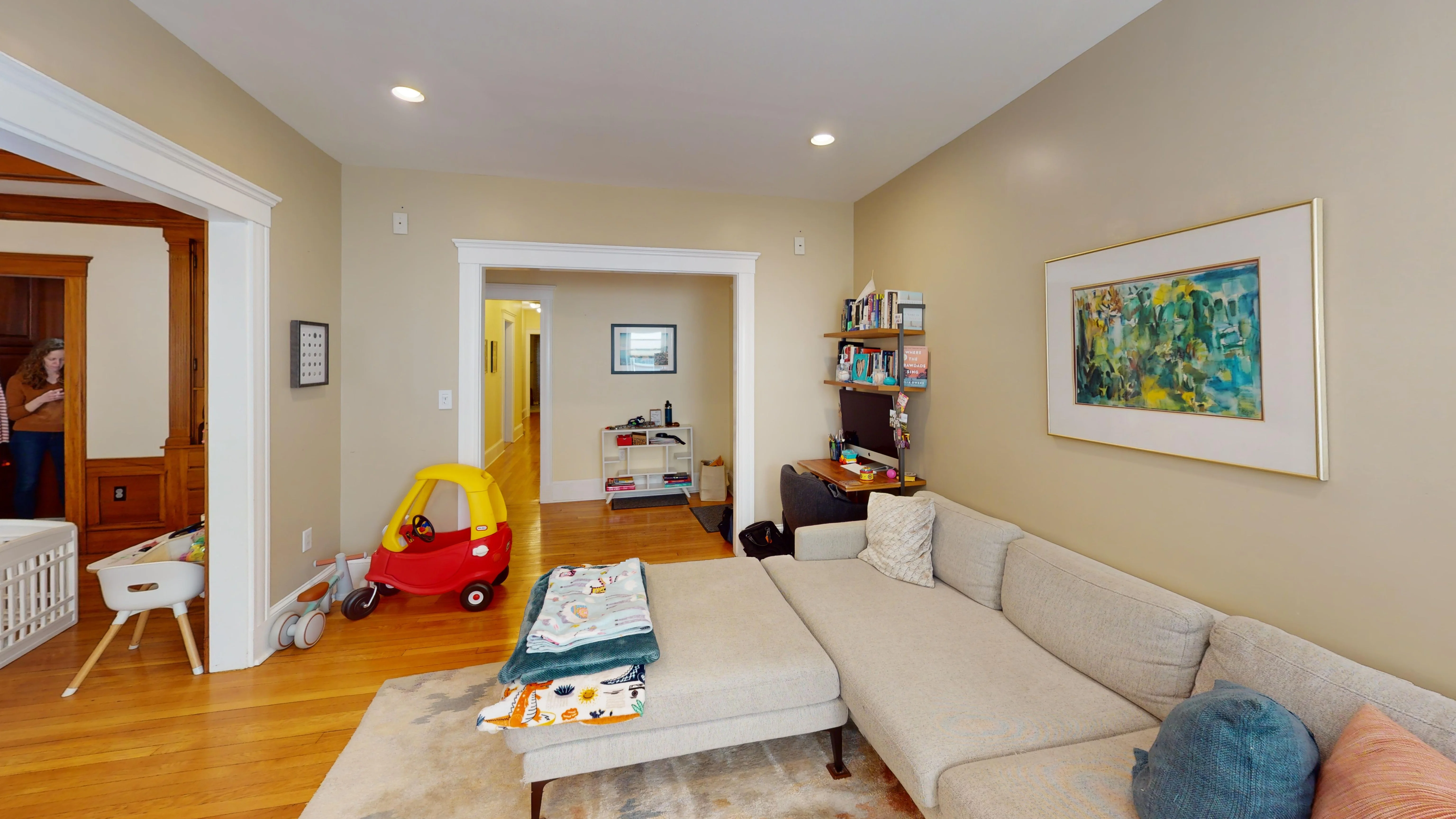 3 bed, 1 bath apartment for rent at 93 Fuller St Unit 1, Coolidge Corner — photo 4 of 16