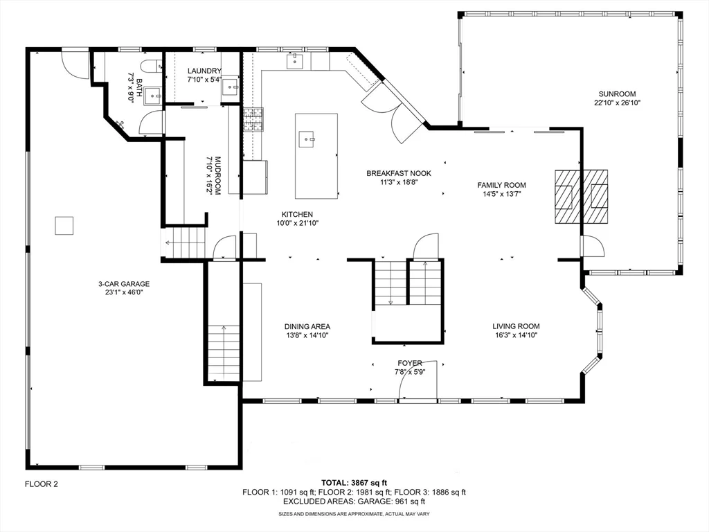 3 bed, 3 bath apartment for rent at 93 Goulding St W, Sherborn — photo 40 of 41