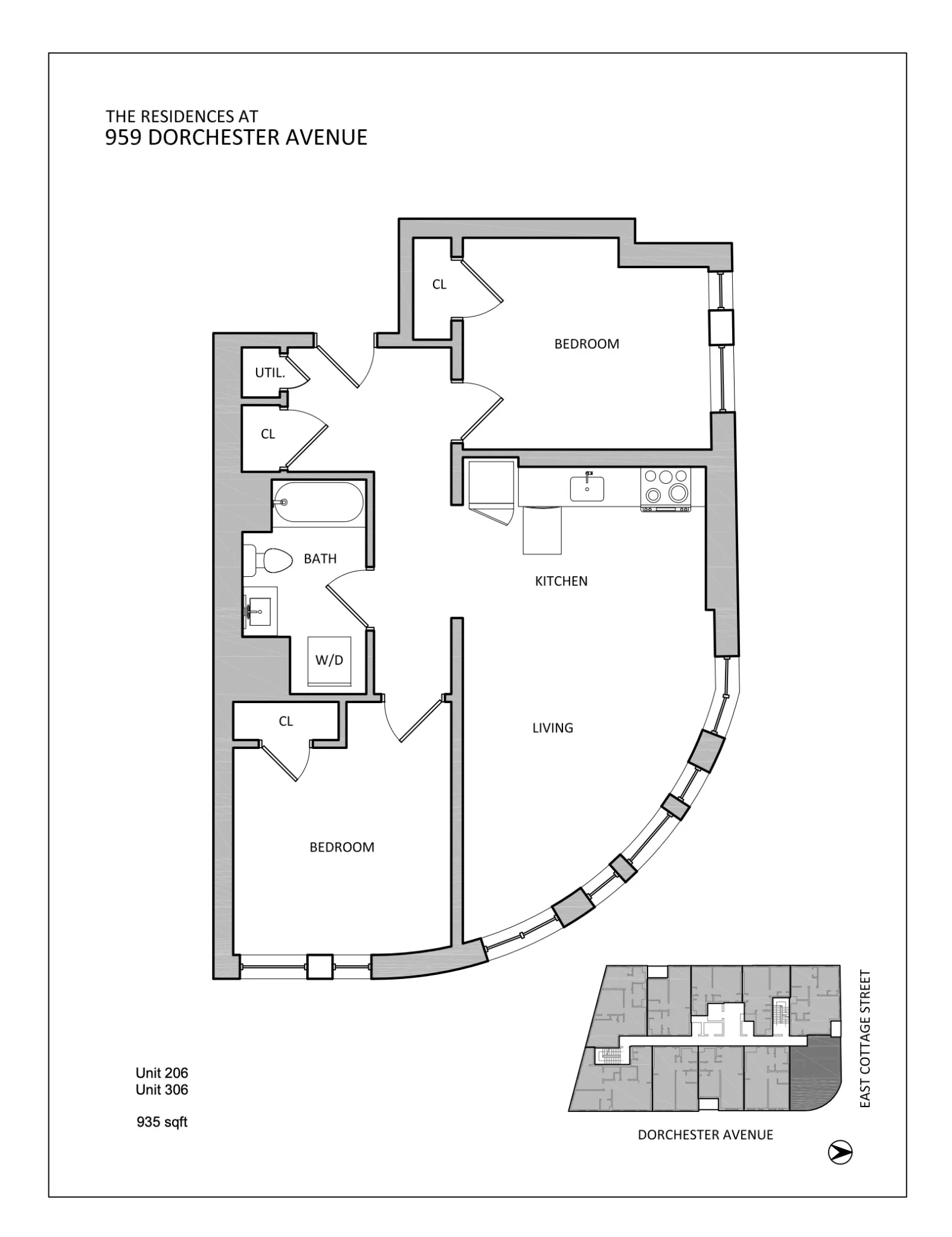 2 bed, 1 bath apartment for rent at 959 Dorchester Ave Unit 206, Dorchester — photo 11 of 11