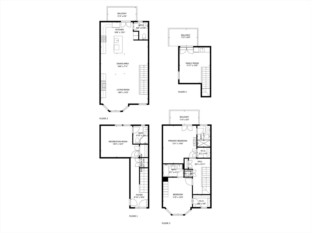 3 bed, 3 bath apartment for rent at 96 Bolton St Unit 96, South Boston — photo 19 of 19