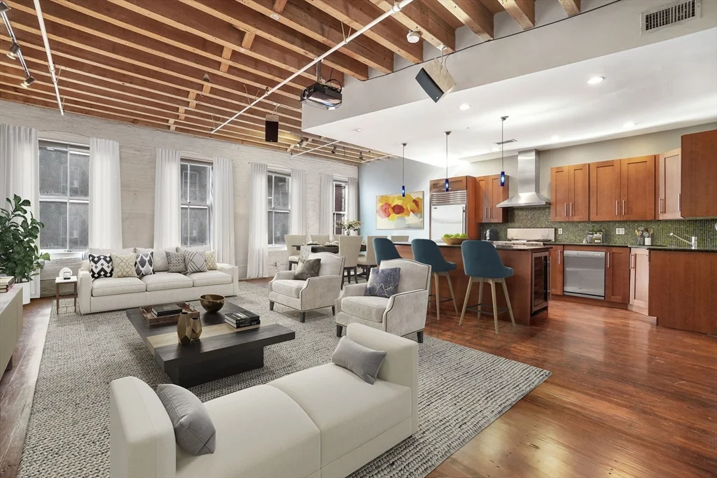 2 bed, 2 bath apartment for rent at 96 South St Unit 3, Leather District