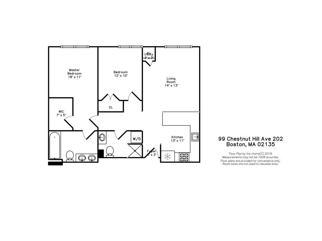 2 bed, 2 bath apartment for rent at 99 Chestnut Hill Ave Unit 202, Brighton — photo 30 of 31