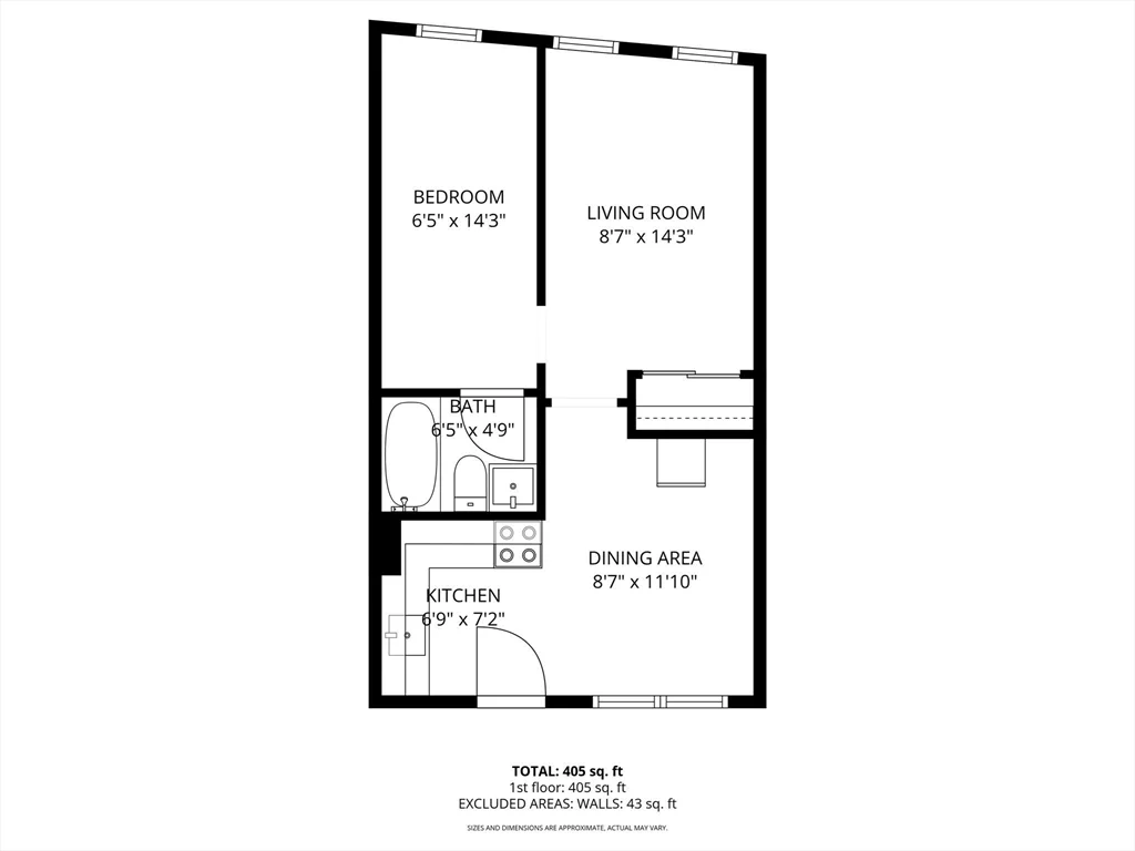 1 bed, 1 bath apartment for rent at 99 Prince St Unit 6, North End — photo 9 of 14