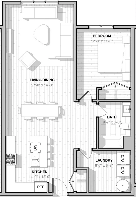 1 bed, 1 bath apartment for rent at 999 Main St Unit 306, Hanson — photo 11 of 12